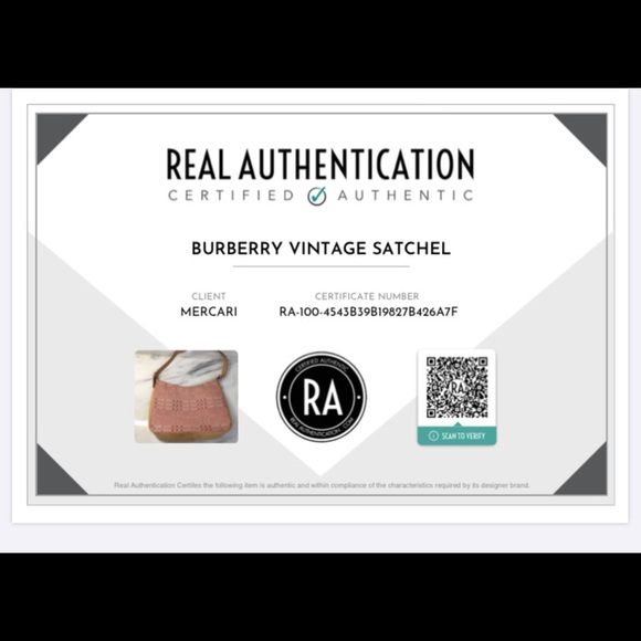 Burberry Vintage Authentic Red Denim Satchel Bag - Picture 7 of 16